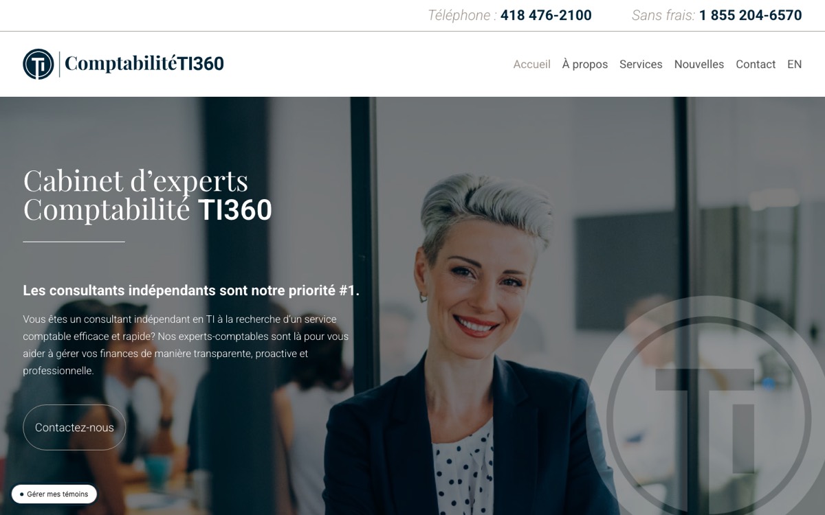 Comptabilité TI360 website
