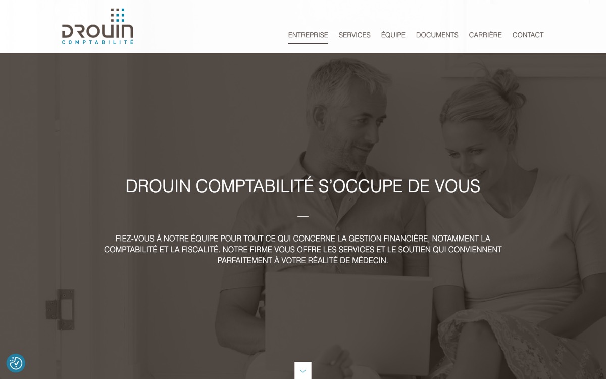 Drouin Comptabilité website